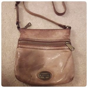 Fossil Brown Vachette Crossbody